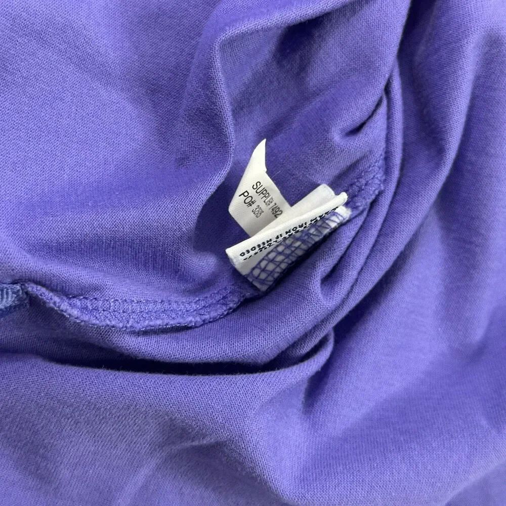 Vintage Polo Golf Ralph Lauren Mens Purple Polo Shirt White Pony Size M‎